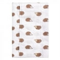 thumbnail image 2 of Hudson Baby Infant Cotton Flannel Burp Cloths 4pk, Hedgehog, One Size, 2 of 2