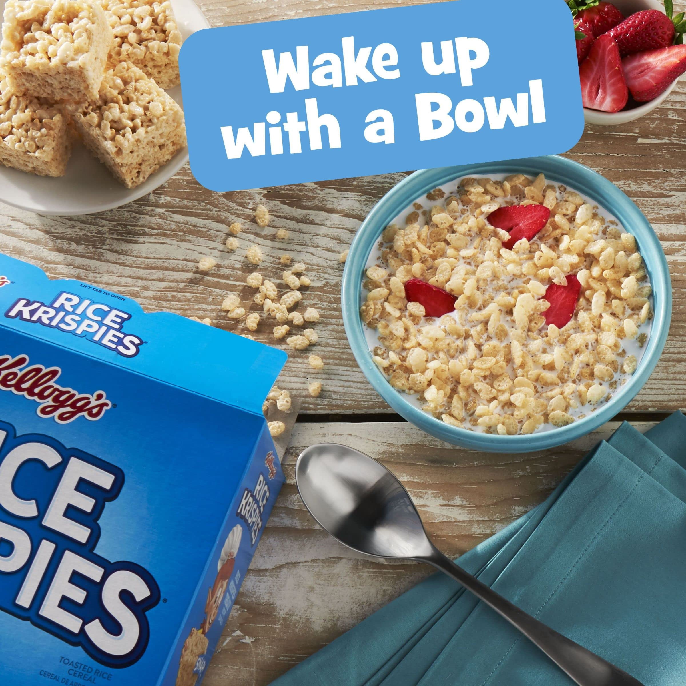 Kellogg's Rice Krispies Original Breakfast Cereal (Pack of 2)