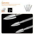thumbnail image 2 of ULTNICE Wood Carving Bits Silver Sculpture Making 5Pcs, 2 of 8