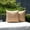 Beige, variant on Kevin Textile Pack of 2 Decorative Outdoor Waterproof Throw Pillow Covers Lumbar Pillowcases Modern Cushion Cases for Patio Couch Bench 22 x 22 Inch Yellow