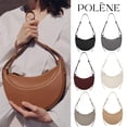 thumbnail image 4 of Bolso bandolera/de hombro en forma de media luna, color negro liso, en stock, envío inmediato (versión de alta calidad)., 4 of 4