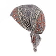 thumbnail image 2 of Women Chemo Hat Turban Beanie, Pre-Tied Headwraps Headwear Bandana for Hair Loss, 2 of 8