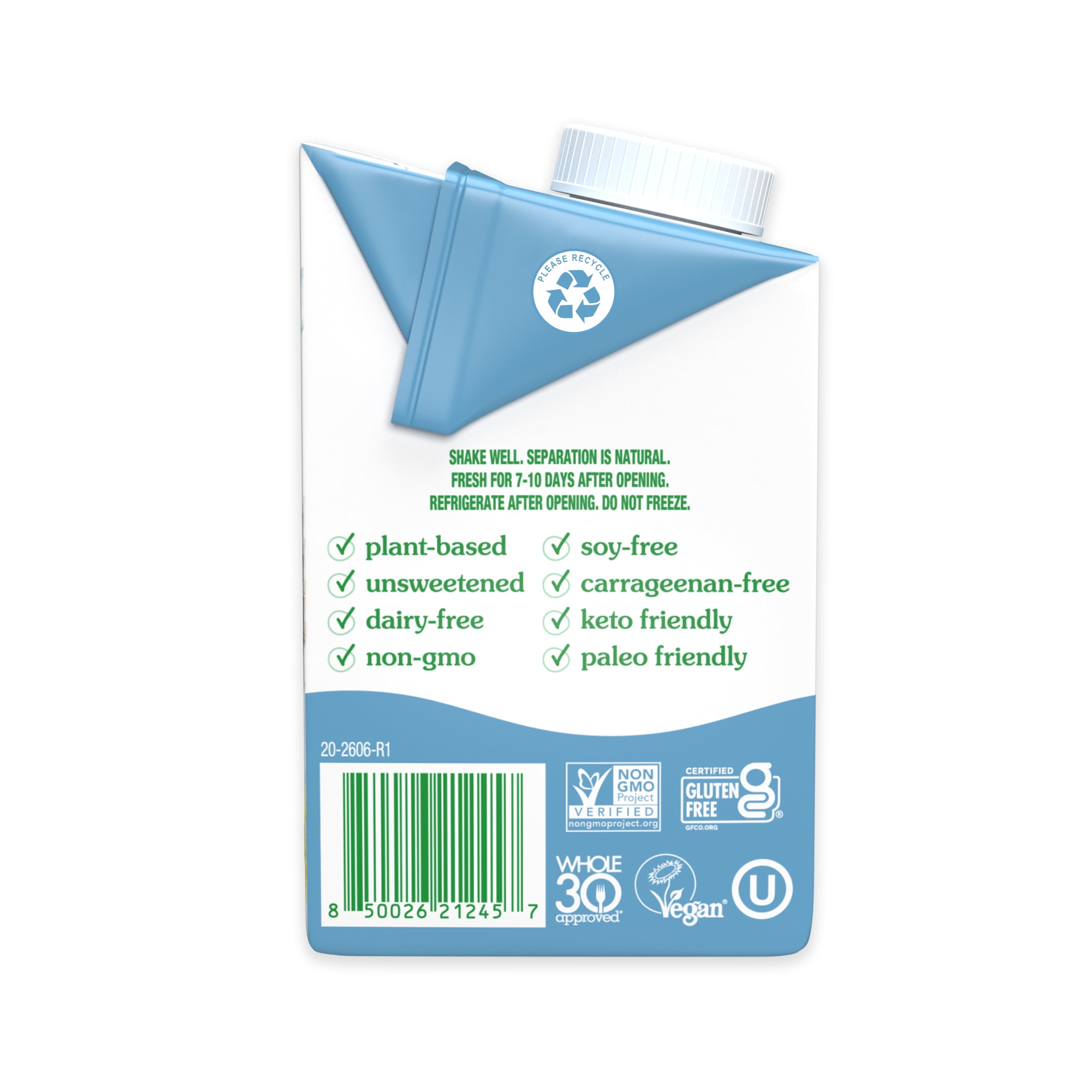 nutpods French Vanilla Unsweetened Dairy Free Shelf Stable Creamer, 16 oz