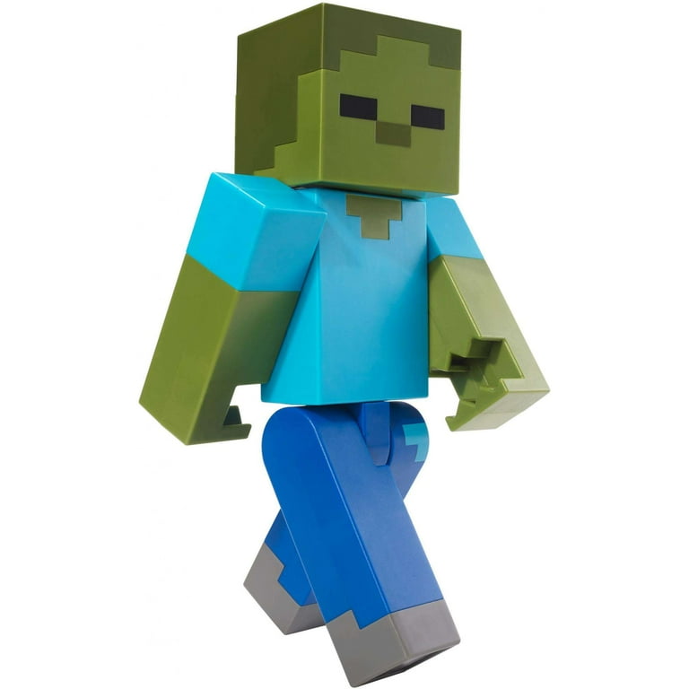 Minecraft zombie large scale action figure hotsell