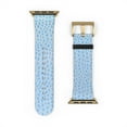 thumbnail image 2 of Light Blue Snakeskin Print Faux Leather Band For Apple Watch-Series 1-9/SE, 2 of 4