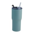 thumbnail image 1 of Termo Nuvó Doble Pared Acero Inoxidable, Color Verde Menta con Popote, Capacidad 600 ml, 1 of 5
