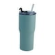 thumbnail image 1 of Termo Nuvó Doble Pared Acero Inoxidable, Color Verde Menta con Popote, Capacidad 600 ml, 1 of 5