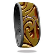 MightySkins DIMABA-Mosaic Gold Skin Decal Wrap for Disney Magic Band - Hand Toy Mosaic Gold