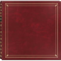 Pioneer Memo Pocket Photo Album 14"X14"-Burgundy