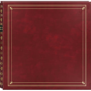 Pioneer 3-Ring Fabric Album 8.5X11-Red 