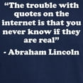 thumbnail image 3 of CafePress - The Trouble With The Internet T Shirt - Men's Classic Graphic Cotton T-Shirt, 3 of 4