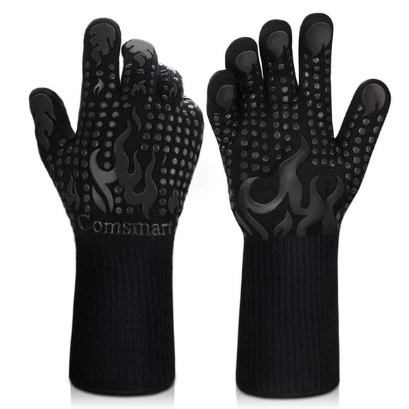 Guantes Comsmart para barbacoa resistentes al calor de 1472 °F, silicona