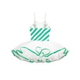 thumbnail image 5 of ZDHoor Girls Miss Santa Christmas Candy Cane Costume Sequins Ballet Leotard Tutu Dress Dance Costume Green 16, 5 of 7