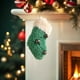 thumbnail image 4 of mfyjkho Adorno navideño de tela con flecos rojos y bordes blancos - Decoración colgante de poliéster para el hogar en vacaciones - 1 pieza, 4 of 6