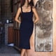 thumbnail image 2 of Vestidos Para Mujer Vestido de Deslizamiento Temperamento Elegante de Punto Split Trendyable Erógeno Collar de Una Palabra Slim Tube Top Sin Mangas Midi Falda Odeerbi ODB186588, 2 of 7