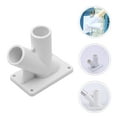 thumbnail image 6 of HERFIER Flag Pole Holder Bracket Wall Mount Flag Holder Plastic Mounting Bracket 3.77x3.73x2.28in, 6 of 8