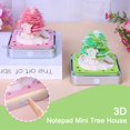 thumbnail image 3 of 3D Notepad Mini Tree House 2024 Calendar 3D Tree House Notes Notes New Christmas Gif Years Sticky 3D Pad Cute Memo Block I0W6 Green, 3 of 5