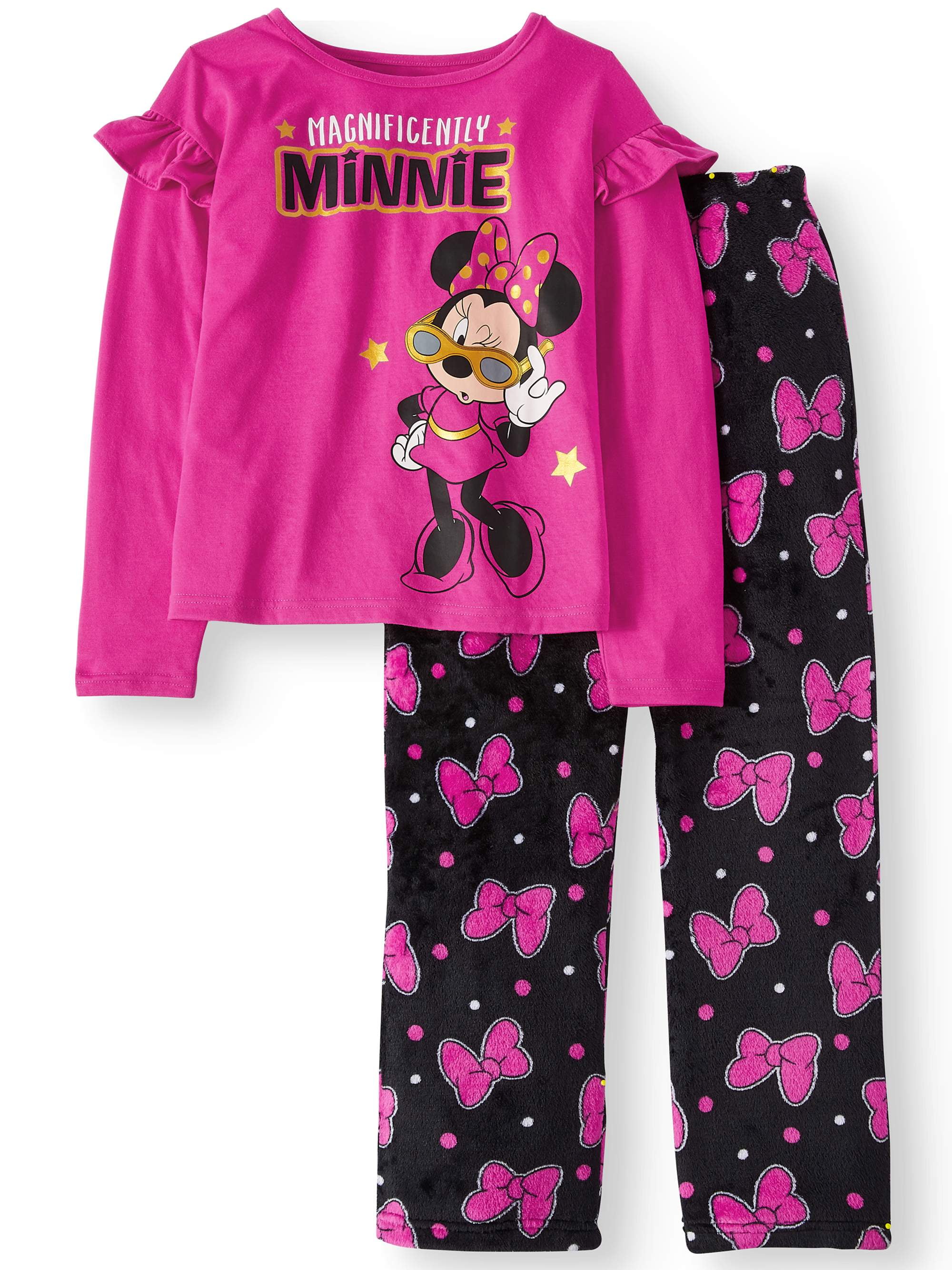Minnie Mouse Girls' Poly 2Piece Pajama Sleep Set