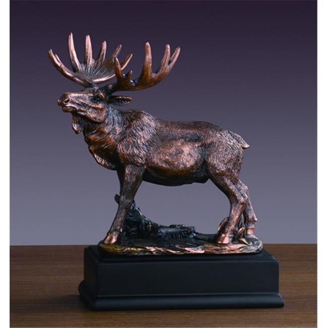 Marian Imports F53158 Deer Bronze Plated Resin Sculpture 