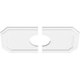 thumbnail image 2 of 22"W x 11"H x 5"ID x 7 1/2"C x 1"P Emerald Architectural Grade PVC Contemporary Ceiling Medallion, Two Piece, 2 of 11