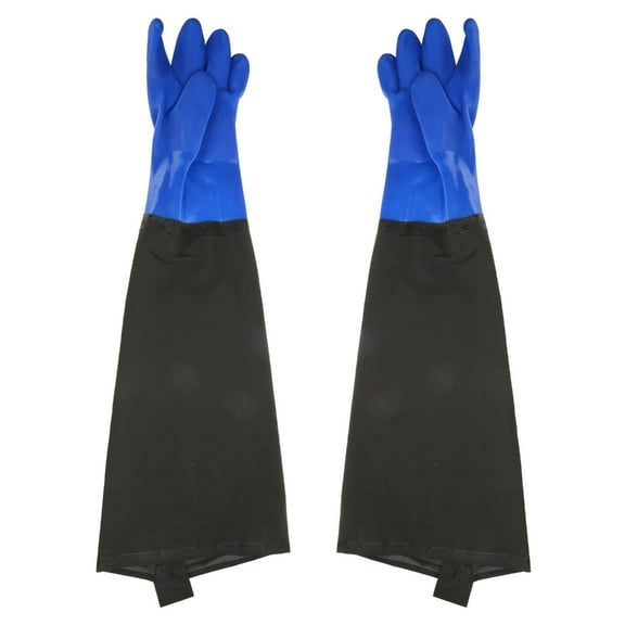 YIGSECU Practical Drain Gloves,Pond Gloves,Long Rubber Gloves Work Gloves slip and Gloves