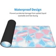 thumbnail image 4 of Pride Hearts Transgender Gaming Mouse Pad Pride Large Mouse Pad (31.5x11.8 Inch) Non-Slip Rubber Base Large Desk Mat Desk Protector for Home Office Gaming Work, 4 of 6