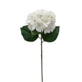 thumbnail image 2 of (3 pack) Mainstays Indoor Artificial Hydrangea Flower Stem, White Color, Assembled Height 24", 2 of 6
