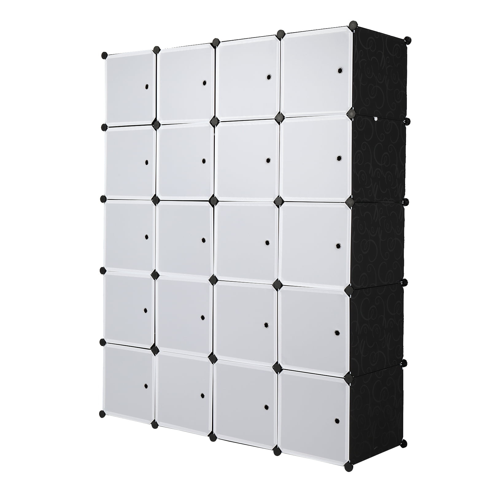 Tcbosik 20 Cube Organizer Stackable Plastic Cube Storage Shelves Design