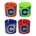 thumbnail image 1 of Unique Bargains Captain Armband Adjustable Elastic Soccer Captain's Arm Band, 4 Colors, 4 Pack, 1 of 6