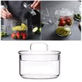 thumbnail image 5 of Sparsain Stackable Heat Resistant Glass Bowl, Clear Salad Bowl, Innovative Fruit Dessert Container with Lid, 5 of 7