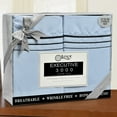 thumbnail image 1 of Wrinkle-Resistant Embroidered 3-Line Trim Microfiber Duvet Set White/Black / Full/Queen, 1 of 1