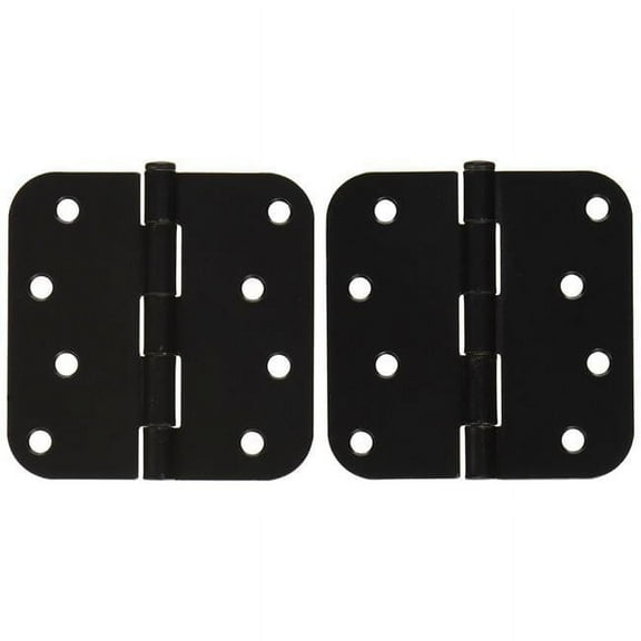 4 x 4 x 0.62 in. Radius Hinge Steel-US1B