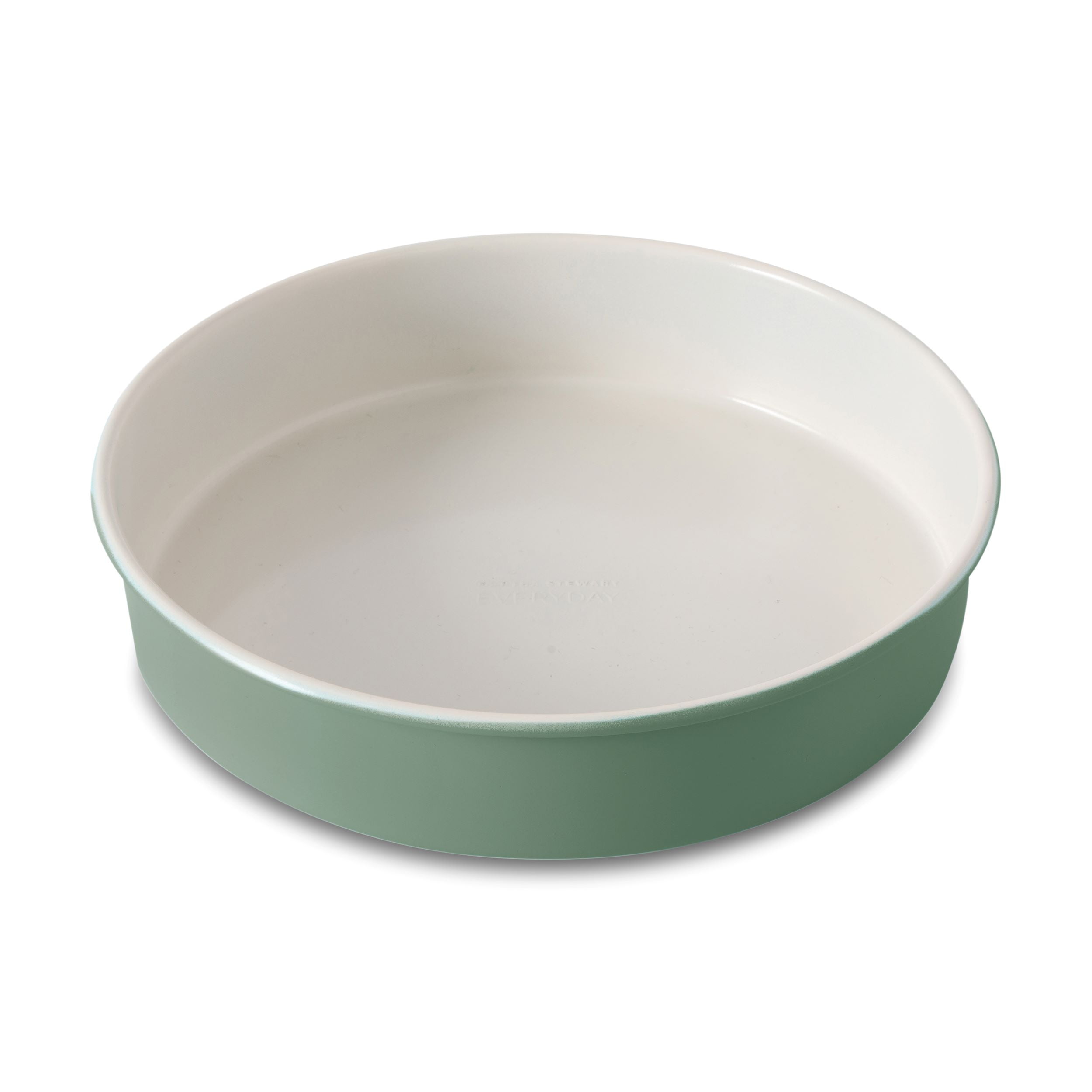 Martha Stewart 12-Piece Nonstick Aluminum Cookware Set with Soft Grip Handles, Sage