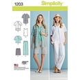 thumbnail image 2 of Simplicity Patterns US1203BB 20-28W Women Sportswear, 2 of 5