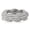 White, variant on French Rope CZ Eternity Band Hip Hop Ring