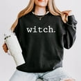 thumbnail image 3 of Witch Typewriter - Women's Lightweight Garment Dyed Sweatshirt, 3 of 7