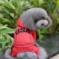 thumbnail image 2 of Chaqueta de Algodón con Capucha para Perro Perfecl S Rojo, 2 of 8