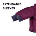 thumbnail image 6 of Buckle Me Baby Coats - Safer Car Seat Kids Winter Jacket - Collard Toastier Stargazer Purple- Size 6-9 Months - As Seen On Shark Tank, 6 of 9