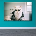 thumbnail image 2 of Cuadro Canva Listo Para Colgar Tipo Galería Gato Rockero 60X90 cm, 2 of 4