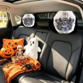 thumbnail image 5 of Homellea Husky Dog Car Headrest Covers, 9.84 Inch Double-Sided Printed Stretch Fabric Seat Head Rest Protectors for Cars, Trucks, SUVs, Interior Decor and Auto Accessories Set, 5 of 7