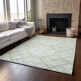 thumbnail image 6 of Addison Rugs Mayfield Washable Transitional Geometric Mint Rectangle Rug, 2'6" x 3'10", 6 of 6