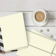 thumbnail image 2 of A6 Blank Cream Folding Greeting Cards | 4.5 x 6 Inches (When Folded) | Durable and Thick 80lb (216gsm) Card Stock | 50 Cards and Envelopes per Pack, 2 of 5
