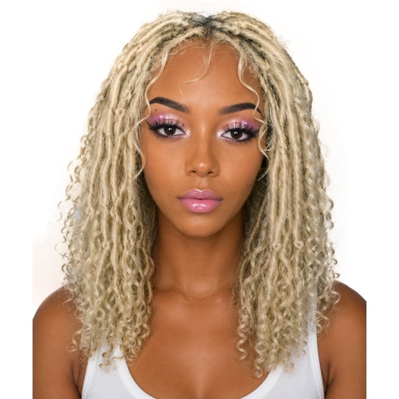 LUXLUXE Angel Curly Locs Braid Braided Women Wig, 20+ Shades of Natural ...