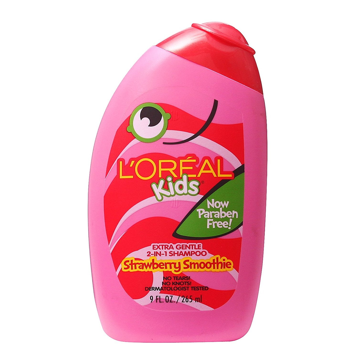 L'Oreal Kids Extra Gentle 2in1 Shampoo, Strawberry Smoothie, 9 fl. oz