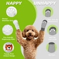 thumbnail image 5 of TELOLY 4Pcs Dog Socks,Anti-Shedding Cotton Knit Dog Clothes,For Hardwood Floors Dog Socks to Prevent Licking Paws,Gray2, 5 of 7