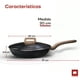 thumbnail image 4 of Sartén Ultrachef con Tapa de Vidrio Templado Revestimiento Antiadherente de Piedra de Alemania 20 cm Master Stone, 4 of 6