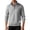 Gray, variant on Men's Stand Collar Two Tone Cable Knit Quarter-Zip Sweater, Casual Warm Pullover, Cold Weather Daily Home Outdoor Street Wear White L