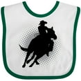 thumbnail image 3 of Inktastic Rodeo Rider Team Roping Boys Baby Bib, 3 of 4