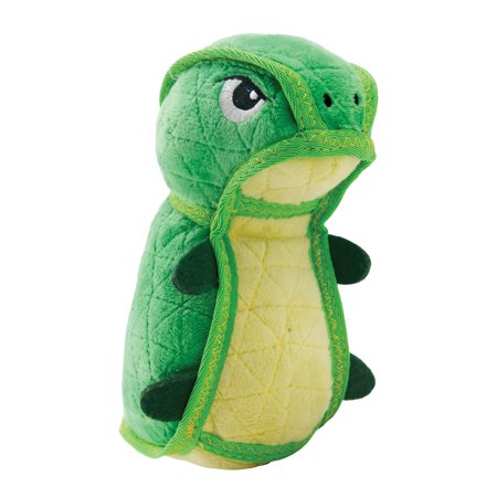 UPC: 0700603703901 | Outward Hound Xtreme Seamz Dino Dog Toy  Green  Medium