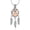 Silver-Rose Gold, variant on Hollow Dream Catcher Pet Cremation Jewelry Dreamcatcher Cremation Jewelry for Ashes Stainless Steel Paw Print Urn Locket Pendant Memorial Urn Necklace for Women for Loved Ones Keepsake Gift